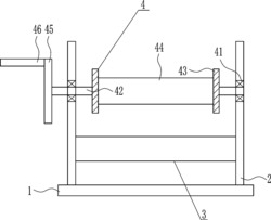 一种建筑施工现场环境保护用密目网快速收卷装置