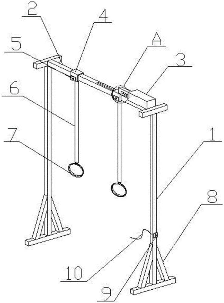 一种体育训练用吊环架