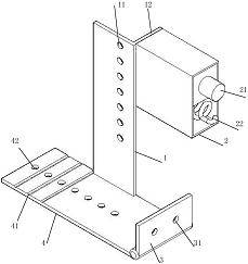 一种带拉簧和电子开关的防盗护栏连接件的制造方法