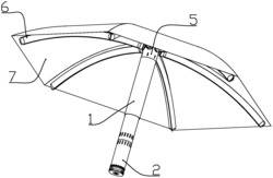 一种兼备充、放气功能的充气雨伞