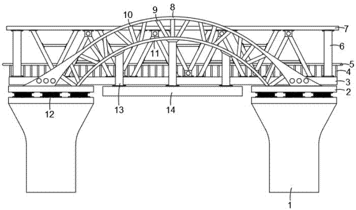 一种钢结构拼接桥梁