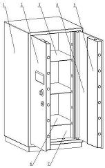 多重门配重式保险箱
