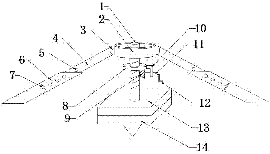 一种建筑脚手架用安全固定底座