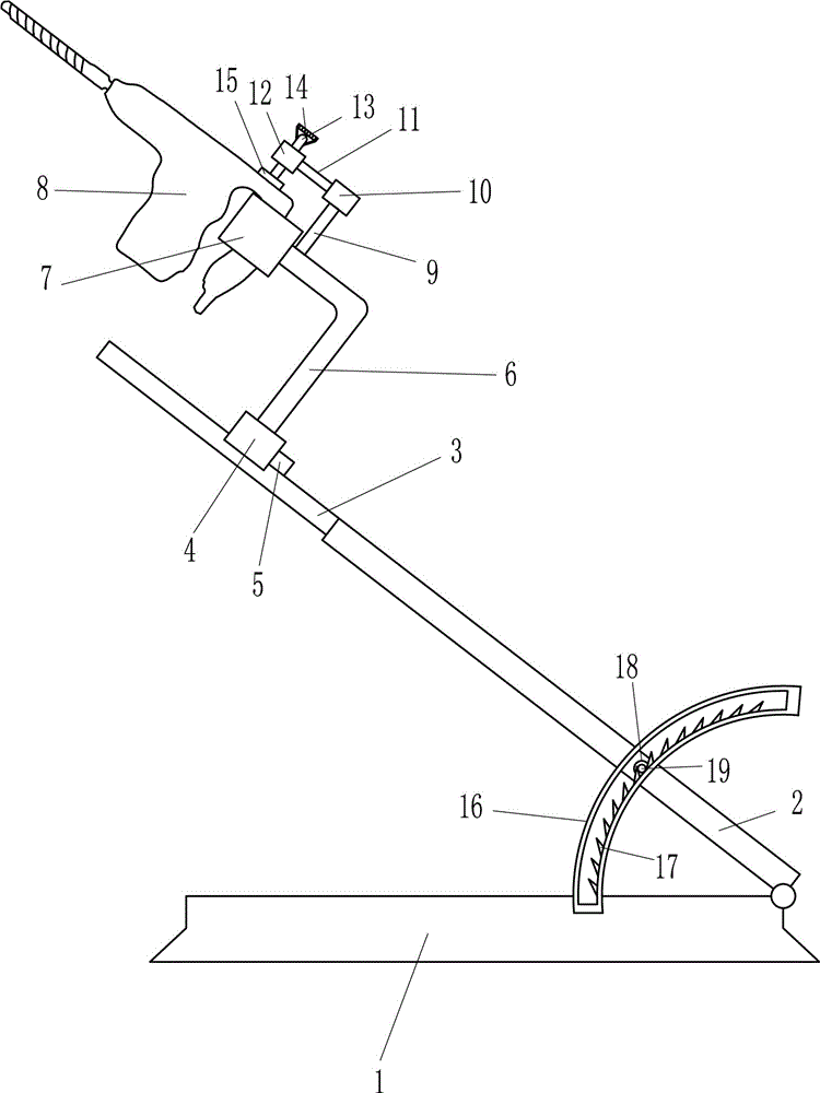 一种建筑施工用斜钻孔设备