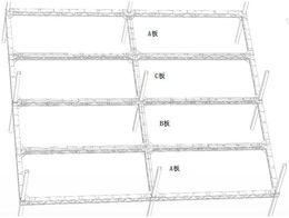 工业化装配式多、高层钢结构框架双板自复位防屈曲人字形支撑体系