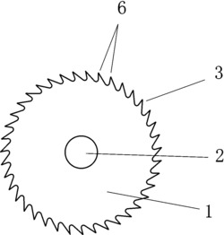 一种能够增加切削力度减少锯齿磨损圆锯片