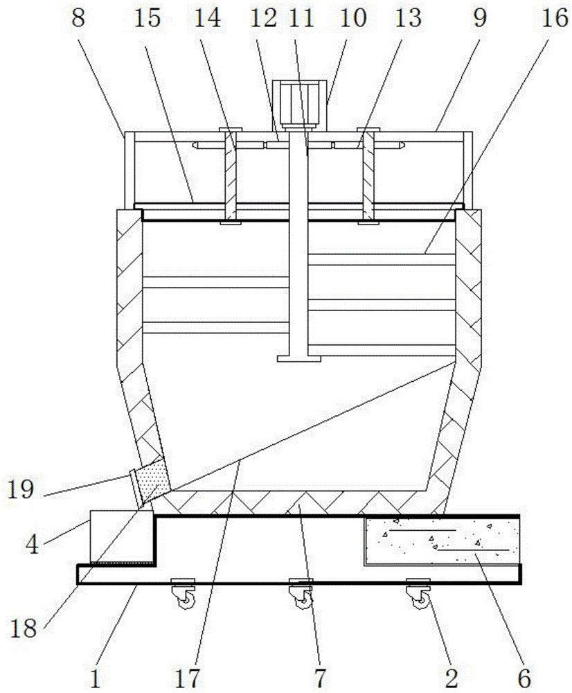 一种建筑施工用建筑砂浆存放装置