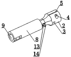 一种燕尾槽铣刀浸渍用装夹工具