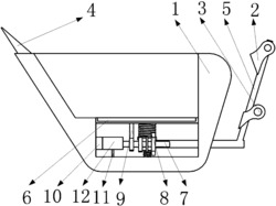 一种内部空间可变的挖掘机铲斗
