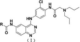 4-[3-氯-4-取代苯胺基]-6-取代甲酰氨基喹唑啉类化合物及制备和应用