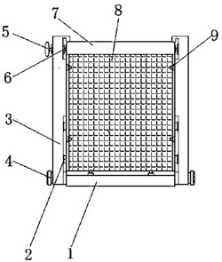 一种建筑施工用可自主收卷的滤沙网