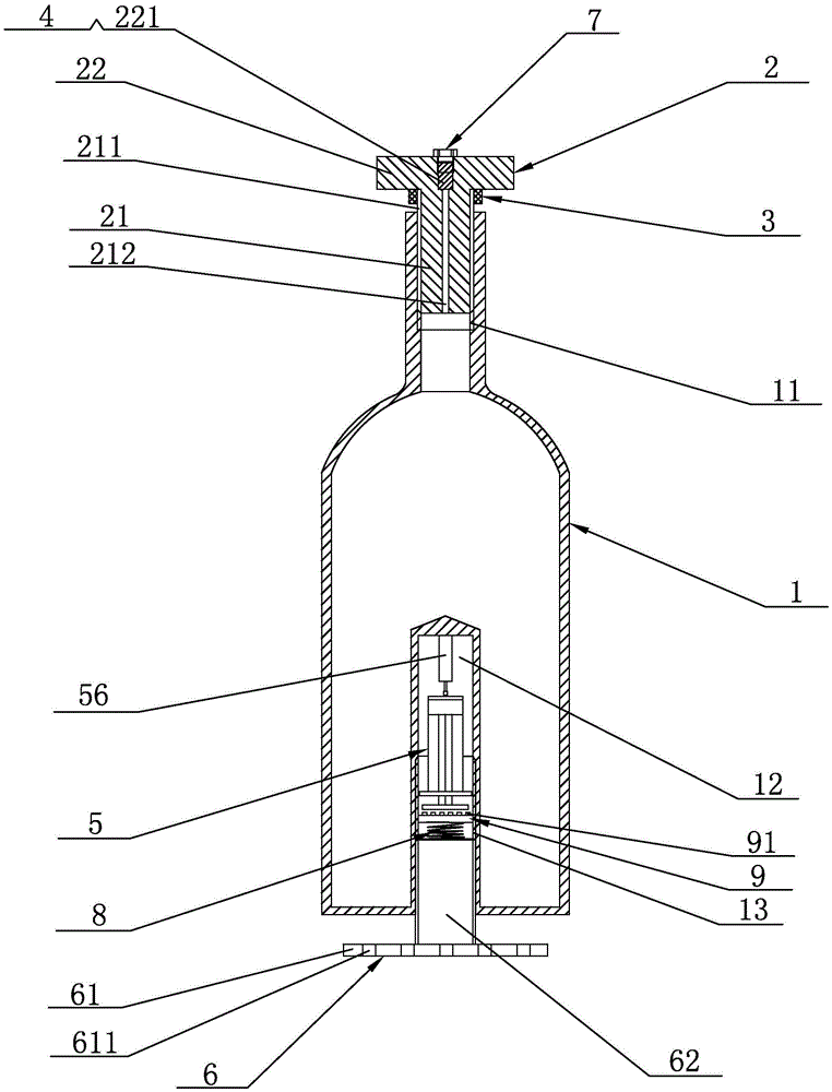 一种新型红酒瓶
