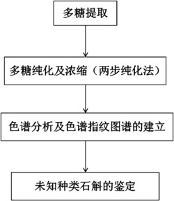 一种鉴别三种药用石斛的色谱指纹图谱方法