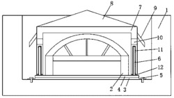 一种土木建筑用防水蚀拱形地基