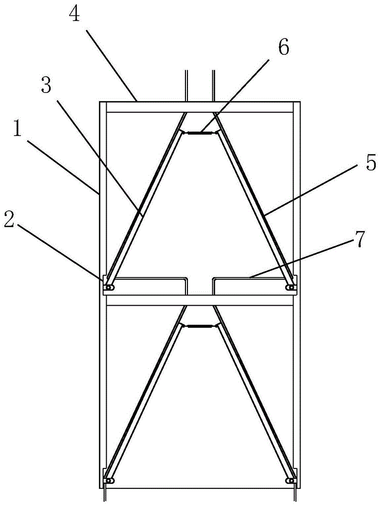 高层建筑电缆竖井结构