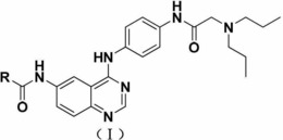 4-[4-(2-二丙氨基乙酰氨基)苯胺基]-6-取代喹唑啉类化合物及制备和应用