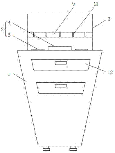 一种多功能小型电子产品充电台