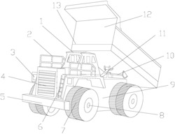 一种道路桥梁施工运输车