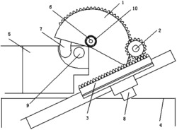 一种用于模具的模板锁止结构