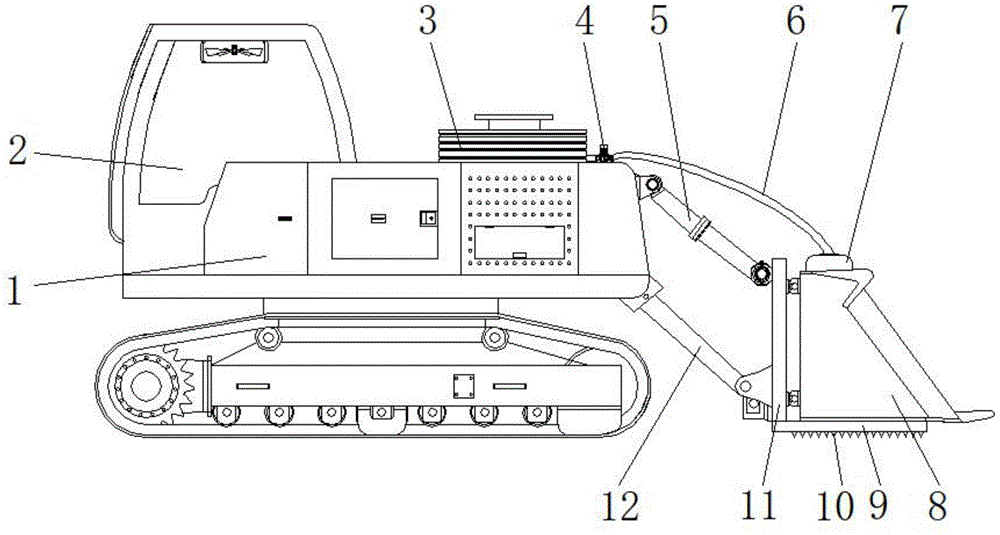 一种使用方便的建筑用推土机