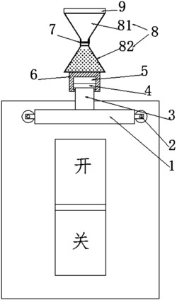 一种使得开关常亮和短亮切换装置