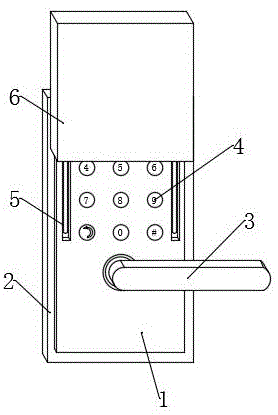 一种防止泄露密码的智能电子锁