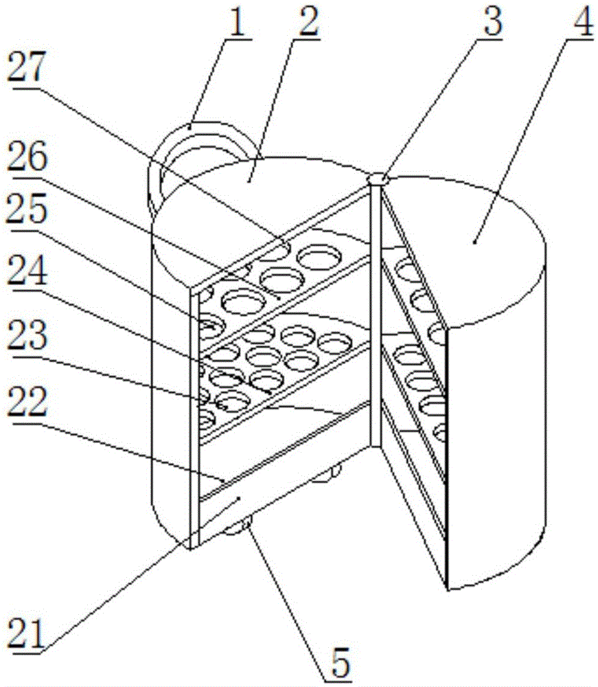 一种体育用品存放架