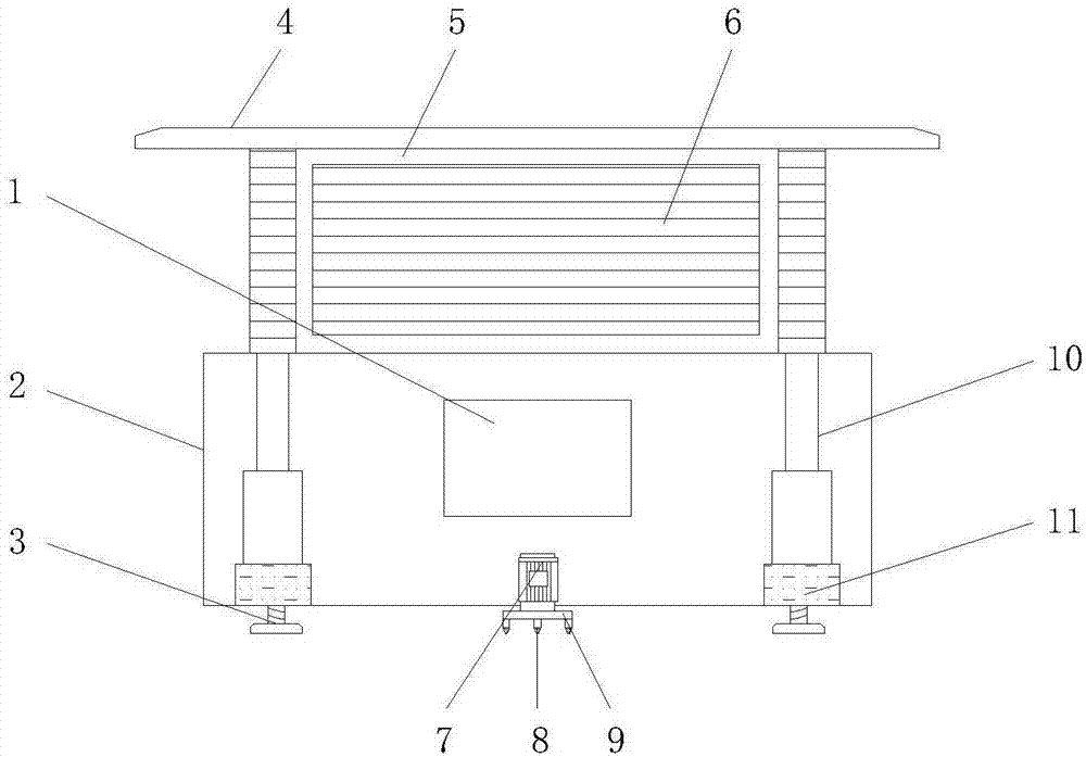一种电信铁塔高空用具有安全防护功能的检修装置