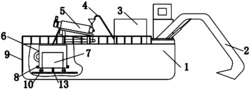 一种湖泊淤泥挖掘船