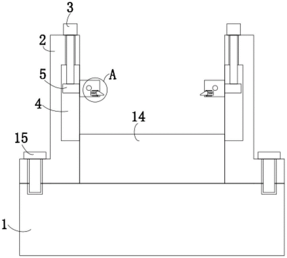 一种汽车冲压模具用托料定位装置