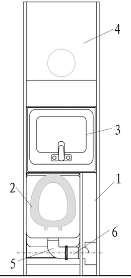 翻转式坐便器及整体式洁具