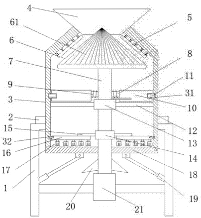 一种环保型化工用破碎搅拌装置及破碎搅拌方法