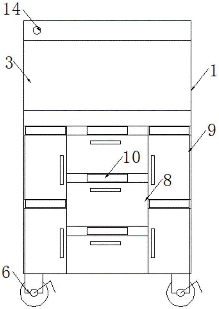 一种建筑用图纸收纳柜