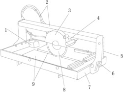 一种建筑用瓷砖切角机