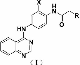 4-[4-(2-取代氨基乙酰氨基)苯胺基]喹唑啉类衍生物及制备和应用