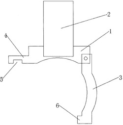 一种建筑管十字连接扣件