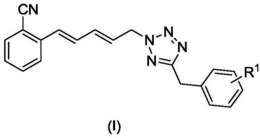 腈基苯二烯四氮唑类化合物、其制备方法和用途