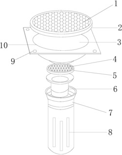 一种水池排水防堵器