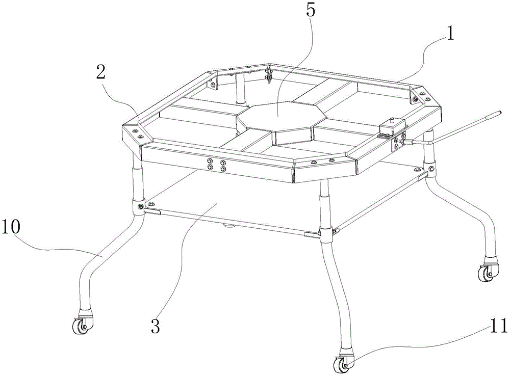 一种体雕美容仪器用支撑底座