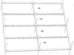 工业化装配式多、高层钢结构管形十字形板自复位防屈曲中心支撑体系