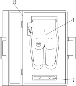 用于护理训练的灌肠训练模型装置