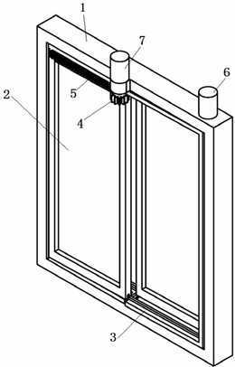 自动平移开启式玻璃窗