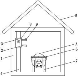 一种夏季夜间建筑施工工地用休息棚