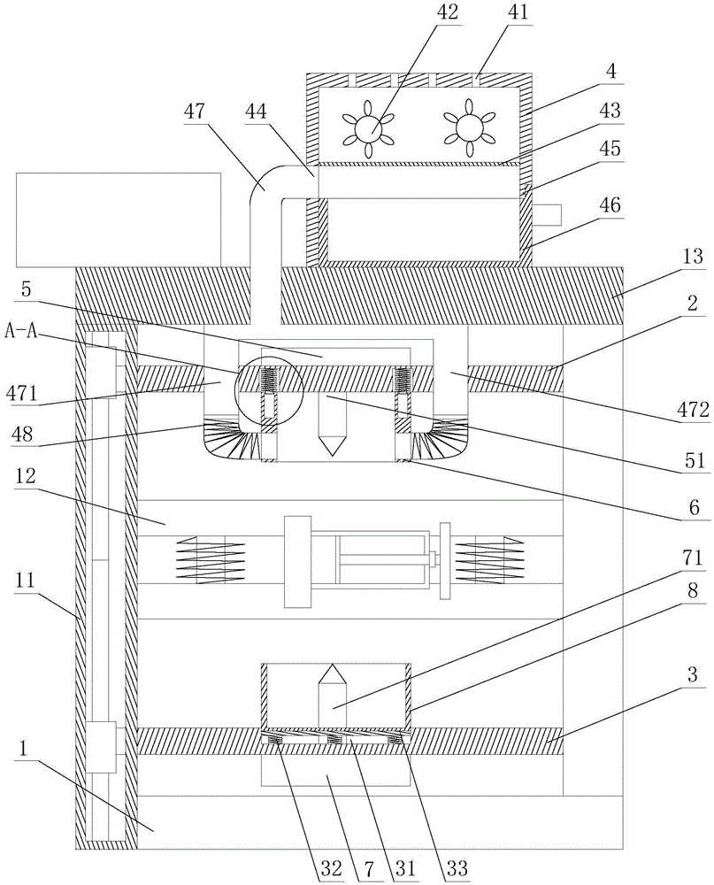 一种具有收集废屑的建筑工程施工用钢垫板钻孔装置