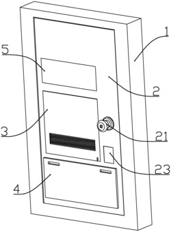 一种低噪声空气净化门